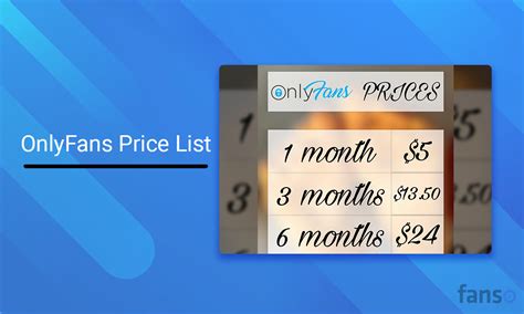 suscripción onlyfans precio|OnlyFans Prices: How Much to Charge on OnlyFans 2024